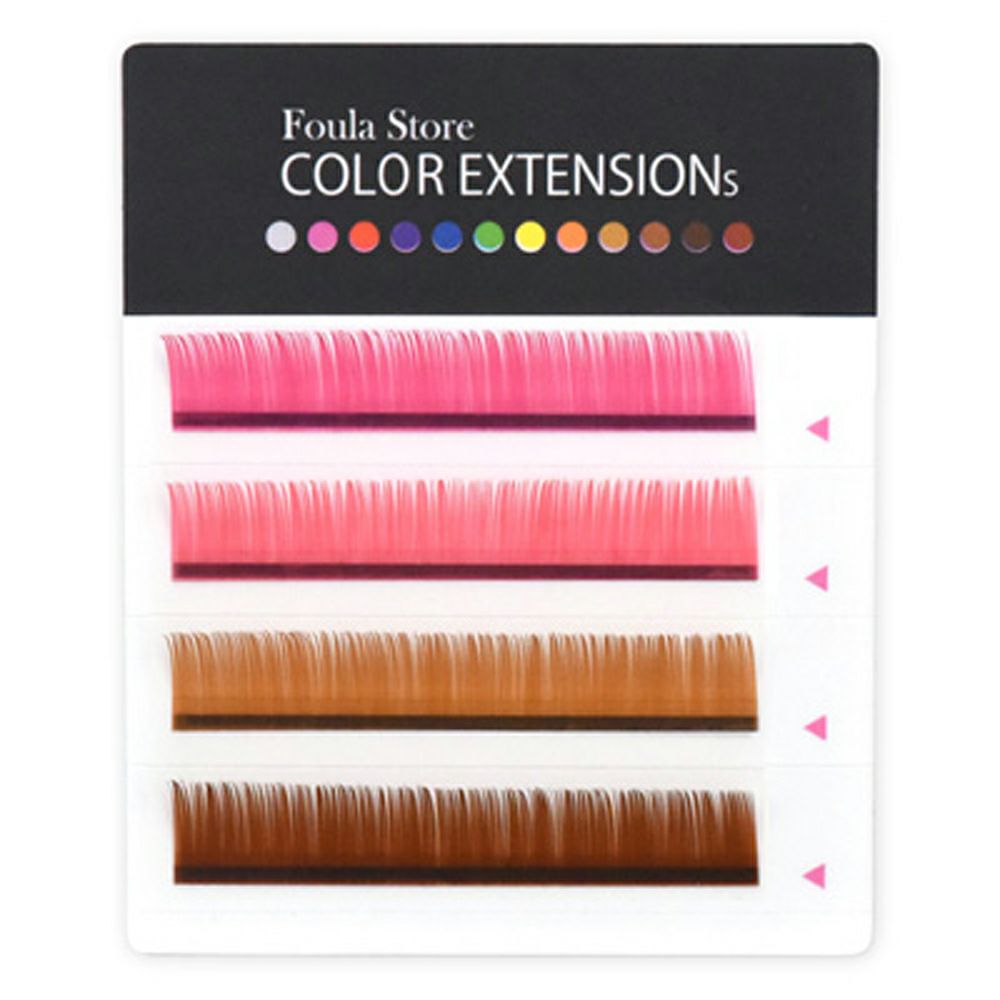 【Foula】カラーエクステ 4列シート キュート