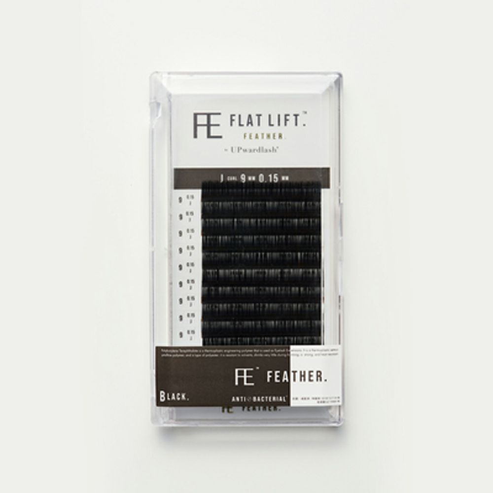 【RLASH】FLAT LIFT FEATHER Jカール 0.12mm×15mm