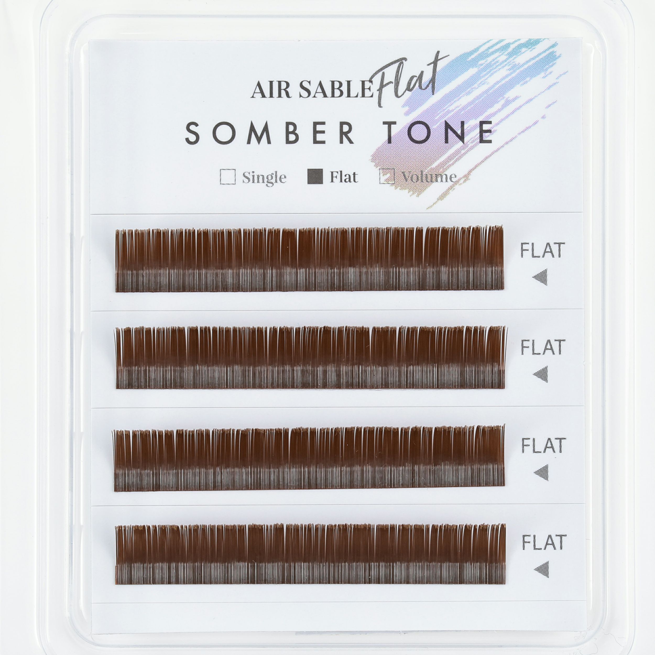 【Foula】エアーセーブル フラット カーキ Jカール 0.20mm×8mm