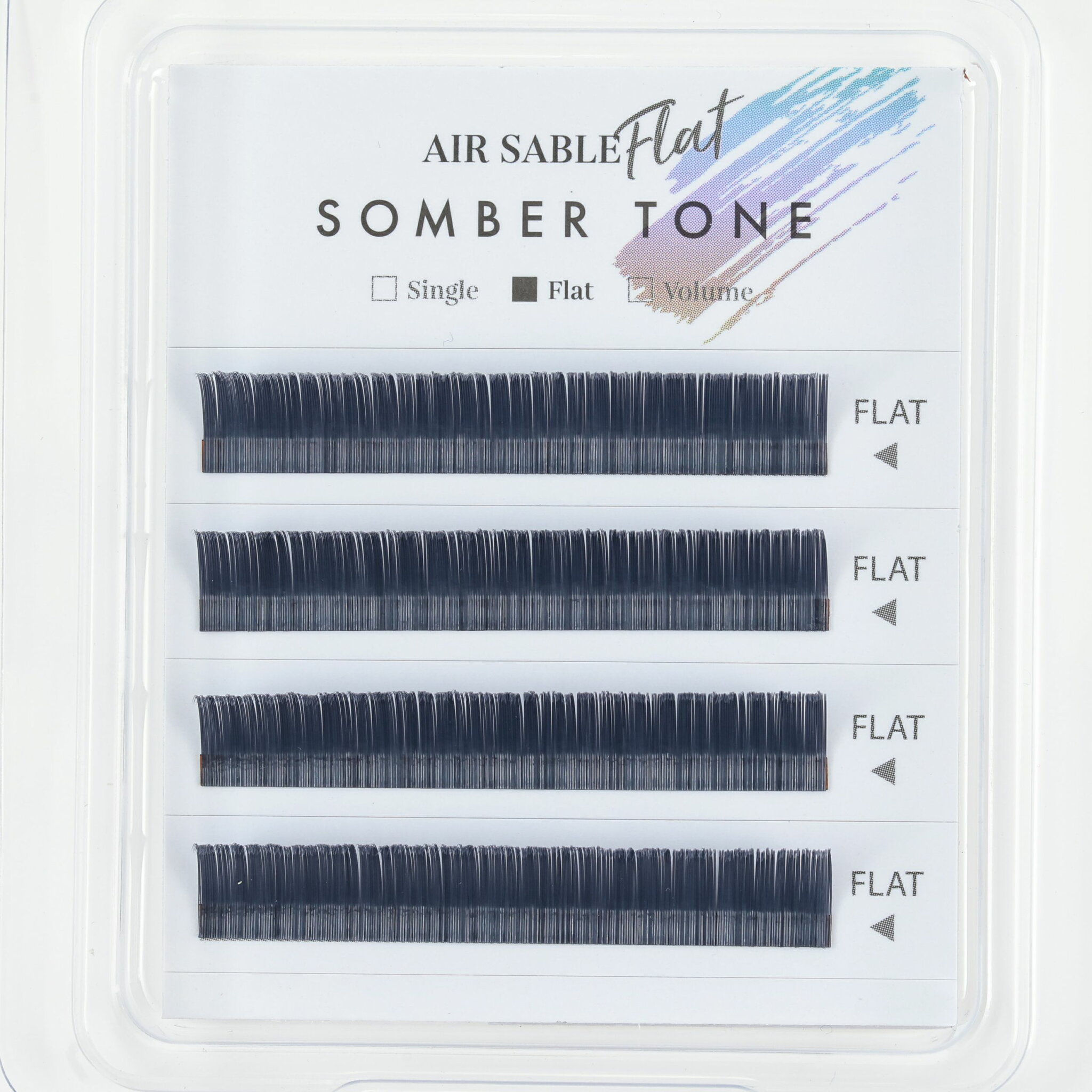 【Foula】エアーセーブル フラット アンティークブルー Jカール 0.20mm×13mm