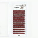 【Foula】エアーセーブル フラット ワインレッド Cカール 0.20mm×8mm
