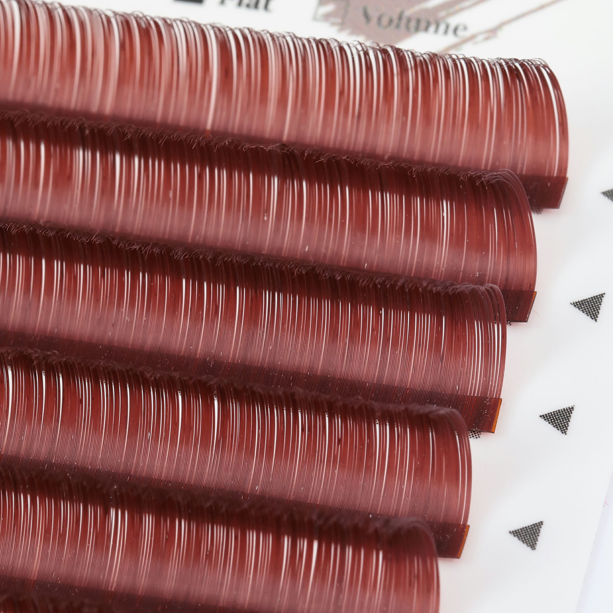 【Foula】エアーセーブル フラット ワインレッド Dカール 0.15mm×10mm