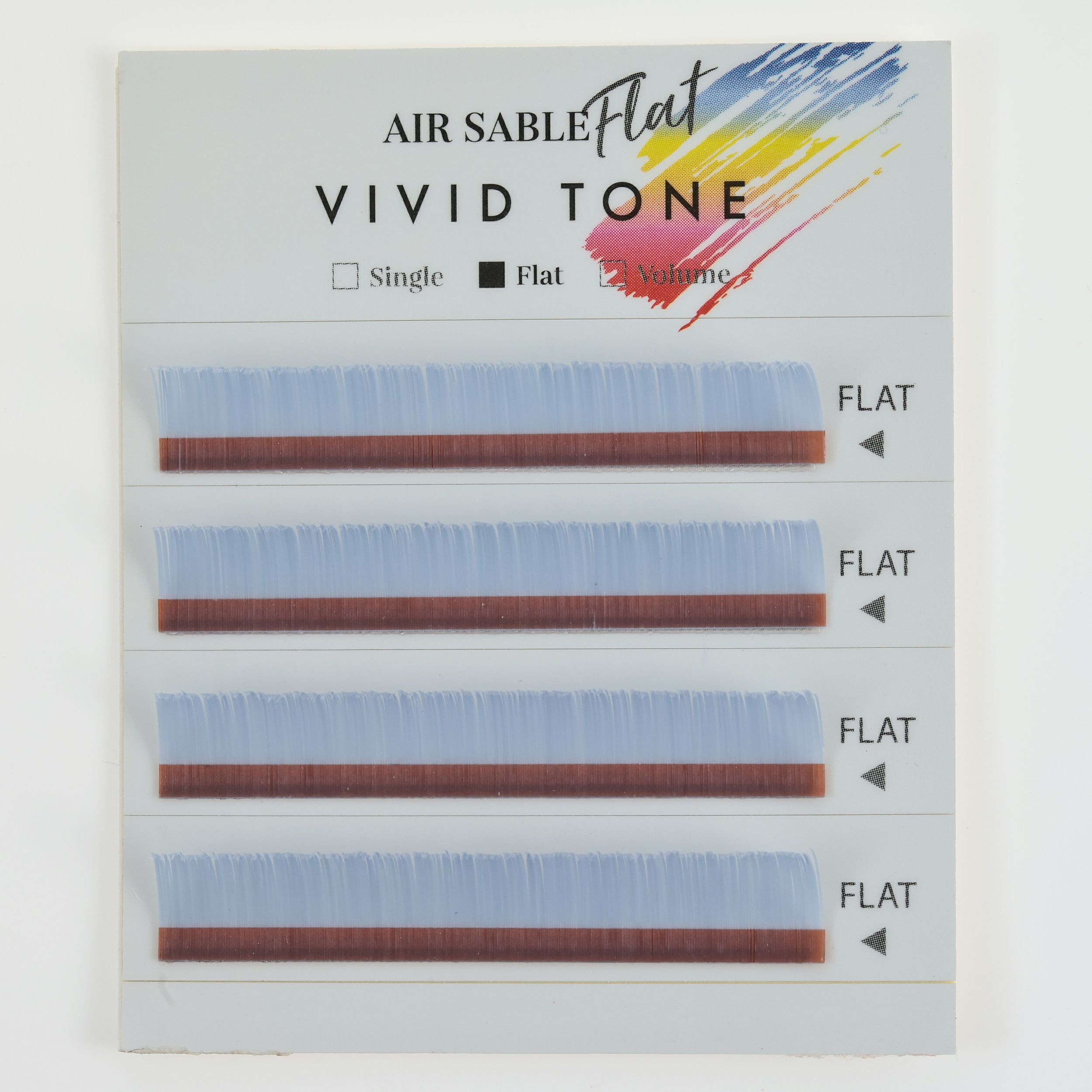 【Foula】エアーセーブル フラット アイスブルー Cカール 0.20mm×13mm