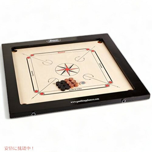 Surco Ellora Kids Size Carrom Board with Coins and Striker, 4mm