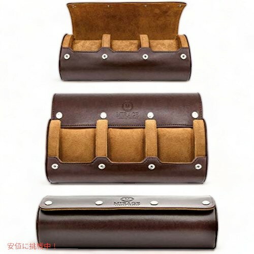 TAWBURY 8 ウォッチボックス オーガナイザー メンズ 8/12/ブラウン/ブラック | ビーガンレザーウォッチボックス | ブラウンウォッチケース | ...