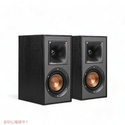 Klipsch ホームスピーカー R-41M パワフル ディテールに凝ったブックシェルフスピーカー 2個セット ブラック