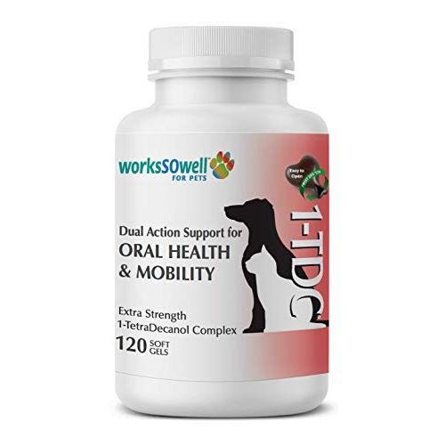 1-TDC Dual Action Periodontal & Joint Support for Dogs & Cats | 120 Twist Off Softgels by Elite Science VET Founderがお届け!