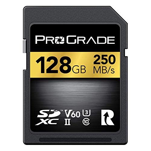 Prograde Digital(プログレードディジタル) SD UHS-II カード V60 最大書き込み速度130MB/秒 読み込み速度250MB/秒 プロのビデオブログ作成者 映像作家 写真家 コンテンツキュレーター Digital SD UHS-II 128GB Card V60