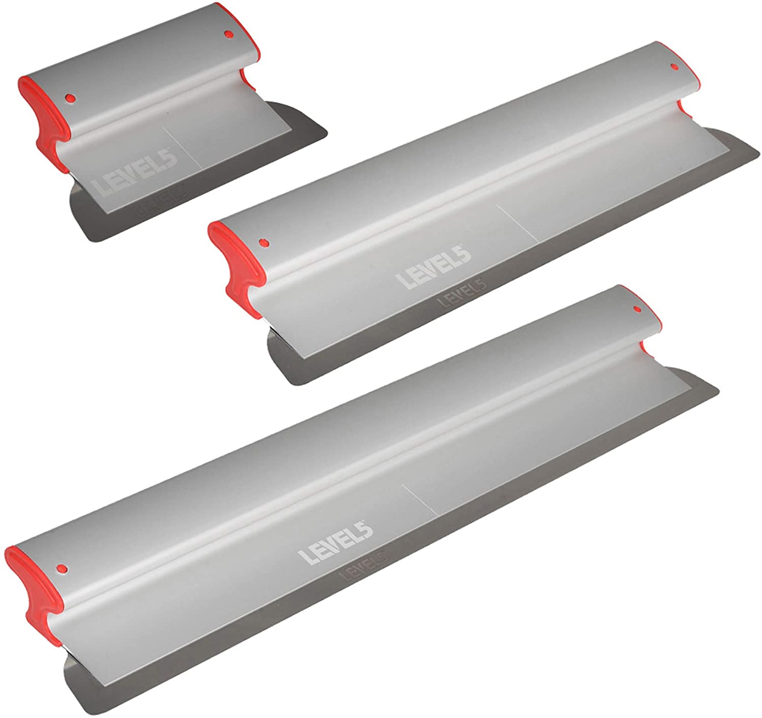 LEVEL5 スキミング ブレード セット 10、24、32インチ(25.4cm61.0cm81.3cm)スムージング ナイフ プロ品質Founderがお届け!