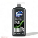 ダイアルメン 3in1 ボディ・ヘア・フェイスウォッシュ リチャージ 680ml(23floz) Dial Men