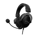 HyperX Cloud II-ゲーミングヘッドセット、7.1サラウンドサウンド、メモリフォームイヤーパッド、取り外し可能なマイク、PC、PS5、PS4、XboxシリーズX | S、Xbox One ?ガンメタル