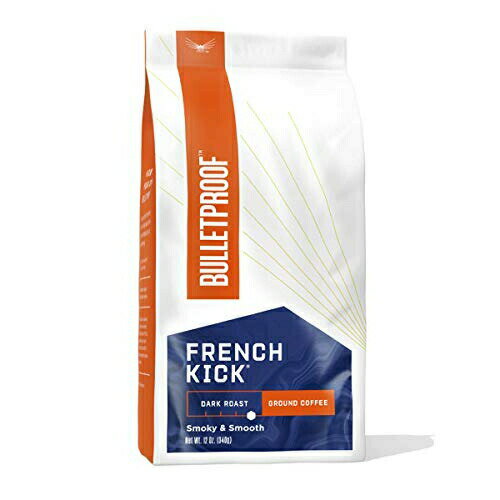 Bulletproof French Kick Ground Coffee,12 Oz ブレットプルーフ フレンチキック グランドコーヒー