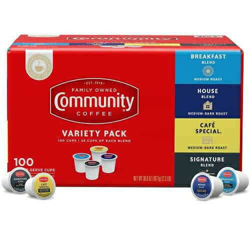 Community Coffee Variety Pack コミュニティーコーヒー バラエティーパック　100個入りのサムネイル