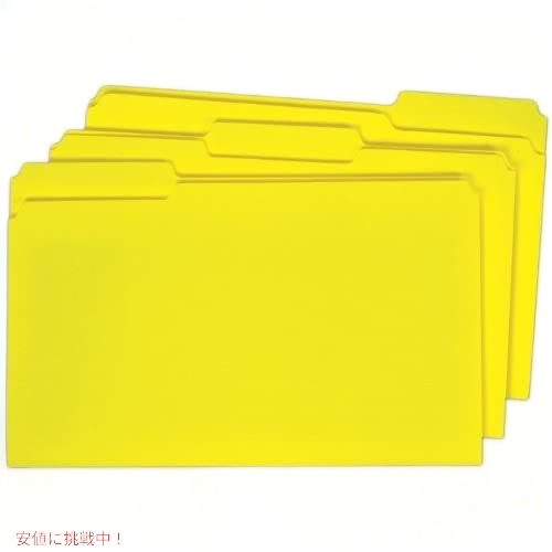 globe-weis Coloredファイルフォルダ、1?/ 3カット、1層タブ、法的サイズ、100-count Specialty
