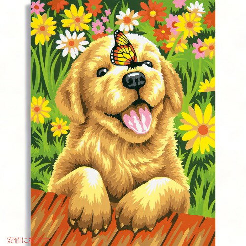 ディメンジョン Dimensions ペイント キット パピー 子犬 ガーデン 品 Founderがお届け!