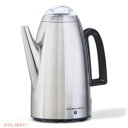Hamilton Beach ハミルトンビーチ Twist Lid Percolator ステンレス 12-Cup コーヒー パ Founderがお届け!