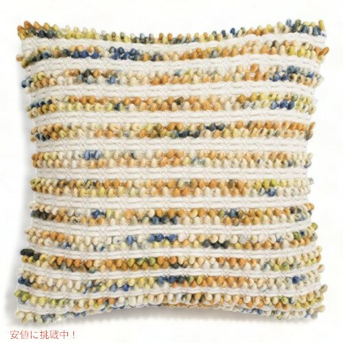 Safaviehクッション ウール おうち時間 アプリコット 50.8cm Founderがお届け!