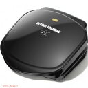 人気のアメリカ輸入商品ならFounder!!ジョージフォアマン 電気グリル GeorgeForeman GR10B パニーニ ホットサンドサイズ　23.8×12.9×25.9cm2人分の量を作るのに最適なサイズです。耐久性のある焦げ付き防止加工のグリルプレート傾斜したグリル面が脂肪を最大42％除去し余分な油を落としてくれます。食器洗い機対応のドリップトレイ人気のアメリカ輸入商品ならFounder！