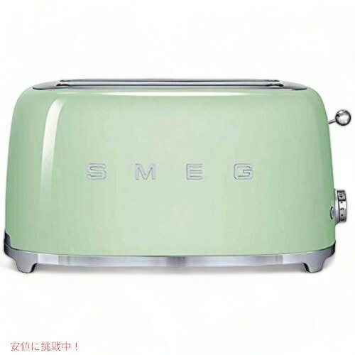 楽天Founderスメッグ トースター SMEG TSF02PGUS レトロデザイン 4スライス トースト グリーン Founderがお届け!