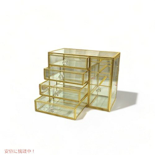 ジュエリーボックス 小物入れ 大容量 宝石箱 引き出し4段 Gold Founderがお届け!