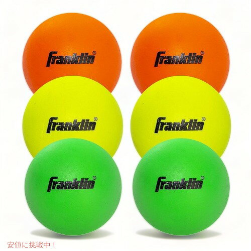 人気のアメリカ輸入商品ならFounder!!フランクリンスポーツ Franklin Sports6歳以上向けのラクロス練習用ボールセットです。スキッズラクロスボール6個セットは、6歳以上の小さなアスリートが初めてラクロスのスポーツに参加するのに最適です。柔らかいゴム製のラクロスボールは、通常のラクロスボールよりも硬くなく、重さもありません。そのため、子供は、ラクロスの投げたりキャッチしたりの基本を習得できます。17.7cmの外周のボールは、若いプレーヤーが投げたり、捕まえたり、扱いやすくするために、規制のラクロスボールよりも少し小さく作られています。セットには6つの鮮やかな色のラクロスボールと1つの再利用可能な巾着メッシュバッグが含まれています。アイテムナンバー: 60017サイズ(約): 23.1×11.9×5.5cm重量(約): 0.3kg人気のアメリカ輸入商品ならFounder！