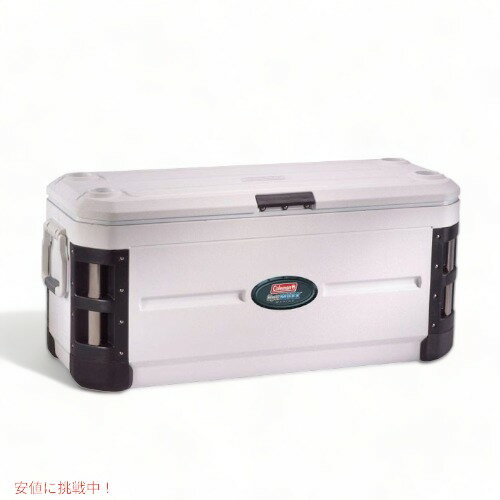 ޥ Coleman ץƥޥå XP H20 200QT 顼ܥå [ۥ磻] ϡɥ顼   200 Quart Offshore Pro Series Marine Cooler