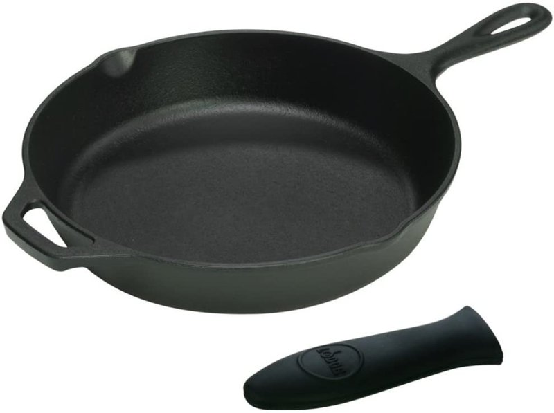 Cookware, Bbq Goods - ロッジ 30.4センチ キャストアイロンスキレット Lodge ブラックシリコンハンドルホルダー付き Founderがお届け!