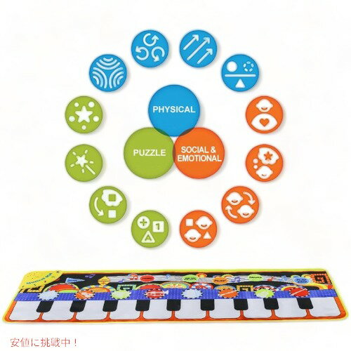 テンコズ ミュージカル ピアノマット Tencoz キーボード 鍵盤 プレーマット