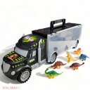 トイベルト ToyVelt 輸送トラックセット 恐竜のフィギュア付き Carrier Truck 恐竜玩具 Founderがお届け!