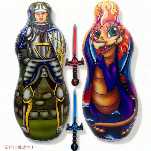 インフレータブルパンチングバッグ＆ソードセット Imagenius ドラゴン＆ナイト Founderがお届け!