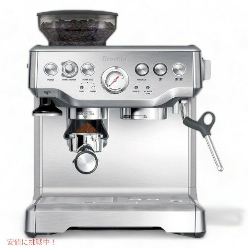 Breville ur oX^ GNXvX GXvb\}V BES870XL [XeXX`[] Barista Express Espresso Machine Stainless Steel