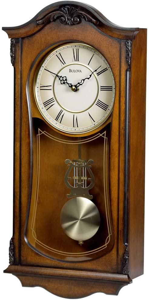 ブローバ Bulova 壁掛け時計 C3542 クランブルック ブラウン 時計 Founderがお届け!