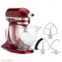 KitchenAid キッチンエイド スタンドミキサー 4.7L スタンドミキサー ガラスボウル グレナデン KitchenA Founderがお届け!