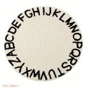 ラグ ABC アルファベット キッズ カーペット Round White/Black 子供部屋 アメリカ雑貨 海外雑貨 子ど Founderがお届け!