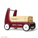 ラジオフライヤー Radio Flyer 手押し車 クラシック ウォーカー ワゴン 抵抗プッシュ機能により、初めて歩く赤ちゃんでもバランスが取れますクラシックな外観の天然無垢材ボディ取り外し可能な木製ステークサイドサイズ インテリアボディ -57.1 x 26cm／ホイール：14.6 x 2.5cm