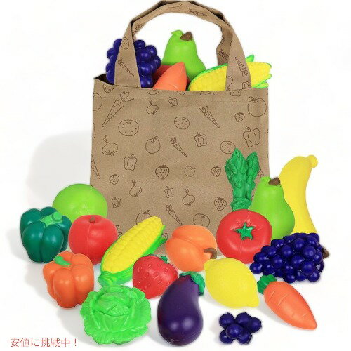 クリック＆プレー フルーツと野菜 17ピース Click N' Play おままごとセット Founderがお届け!