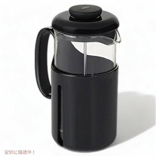 オクソー トラベル フレンチプレス OXO 11181100 ブラック コーヒープレス Founderがお届け! founder-10012008 Founder パッケージ画像