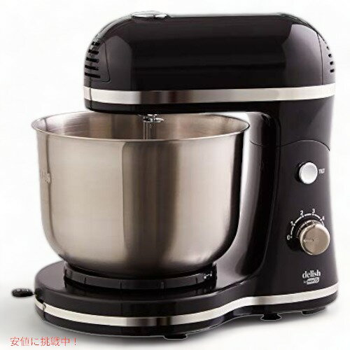 Dash Delish コンパクトスタンドミキサー3.3L ビーター＆ドーフック付き ブラック Founderがお届け!