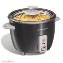 ハミルトンビーチ Hamilton Beach 37517 炊飯器＆スチーマー 16カップ ブラック 炊飯器 スチーマー 保温 Founderがお届け!