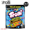 Trolli Sour g[ T[ LfBBrite Candy Crawlers Gummi Worms uCg LfB[ N[[ O~[ 28.8oz