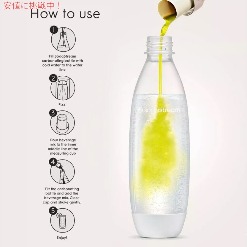 SodaStream ソーダストリーム Mountain Dew Syrup Flavor マウンテンデュー ソーダミックス 14.9oz