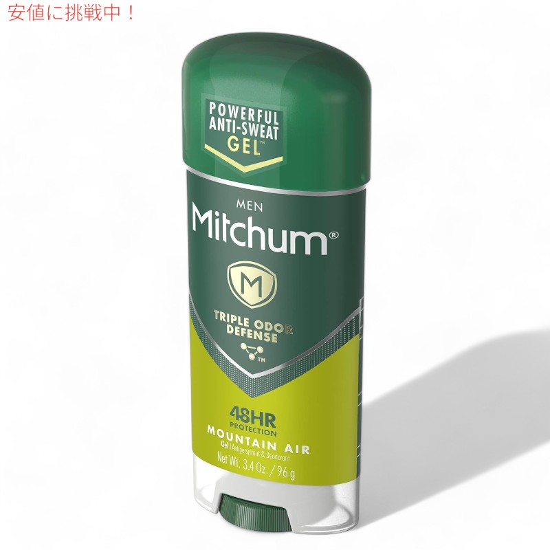Mitchum �ߥå���� �ȥ�ץ륪�ɡ��ǥ��ե��� ������ �ǥ��ɥ��� �ޥ���ƥ󥨥��� 3.4oz Triple Odor Defense Mens Deodorant Mountain Air