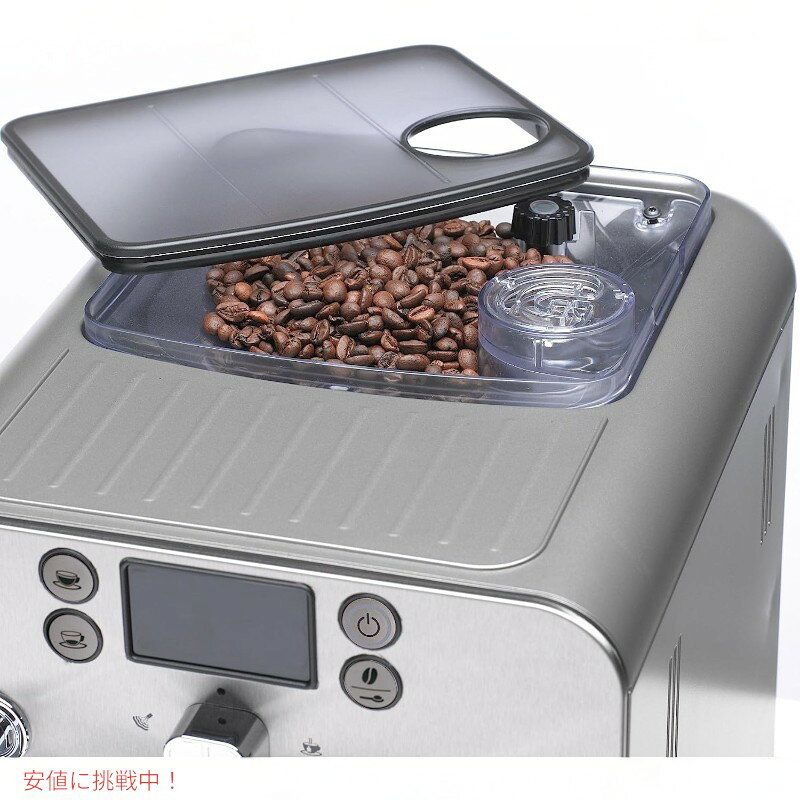 Founderのガジア Gaggia ブレラ スーパーオート エスプレッソマシン スモール ブラック Brera Super-Automatic Espresso Machine Black 40oz｜アングル2
