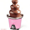 ノスタルジア Nostalgia パーティー用 3段式 チョコレート フォンデュ ファウンテン ピンク 3 Tier Electric Chocolate Fo...