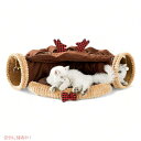 キャットトンネル 室内猫用 折りたたみ式キャットベッド付きキャットチューブ Cat Tunnel with Collapsible Washable Cat Bed HIPIPET