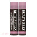 【2本セット】Burt 039 s Bees 100 Natural Tinted Lip Balm, Pink Blossom 2 Tubes バーツビーズ ティンテッドリップバーム ピンクブロッサム 2本 色付きリップ