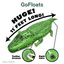 ワニの浮き具 ゴーフロート ジャンボ アリゲーター プールフロート GoFloats ワニ 浮き具 プール 海 湖 水遊び アメ