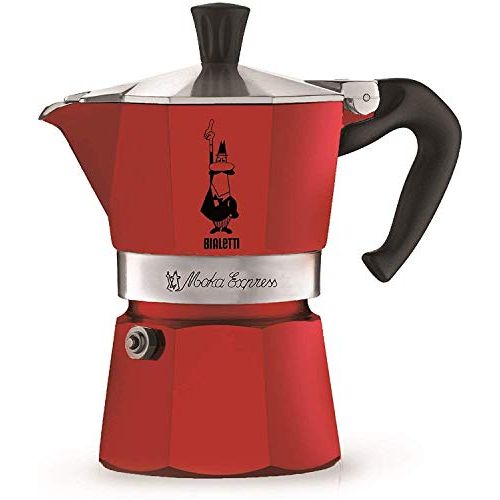 ビアレッティ Bialetti 4942 モカエキスプレス エスプレッソメーカー 赤 3カップ