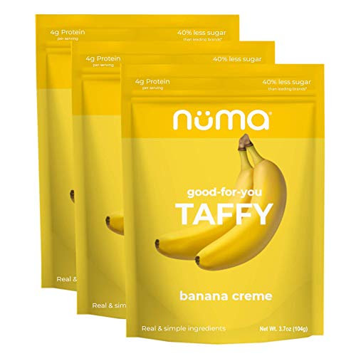 Healthy Banana Cream Taffy Candy ? Low Sugar, High Prot c