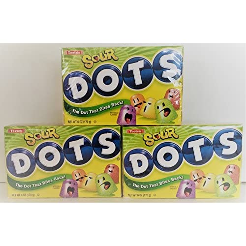 Sour Dots Theater Box 6ozs (Pack of 3) c
